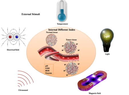 Figure 3. Schematic illustration of various stimuli including internal different index and external stimuli