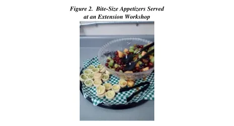 Figure 2.  Bite-Size Appetizers Served  