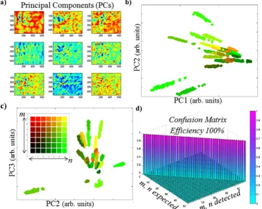 Figure 3 we see the range of speckle patterns that result from the