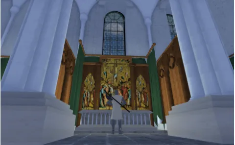 Fig. 1.Robert the Bruce in the Trancept of St Andrews Cathedral in 1318