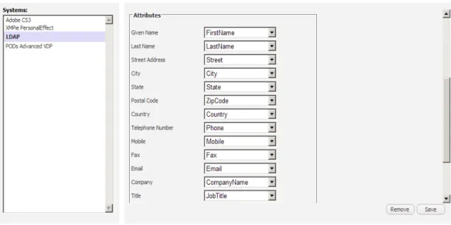 Figure 2: Attribute Settings