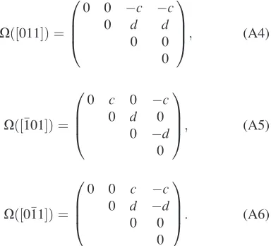 TABLE III. Relevant material parameters of the interfaces: InAs=GaAs andGaAs=Al0.35Ga0.65As.
