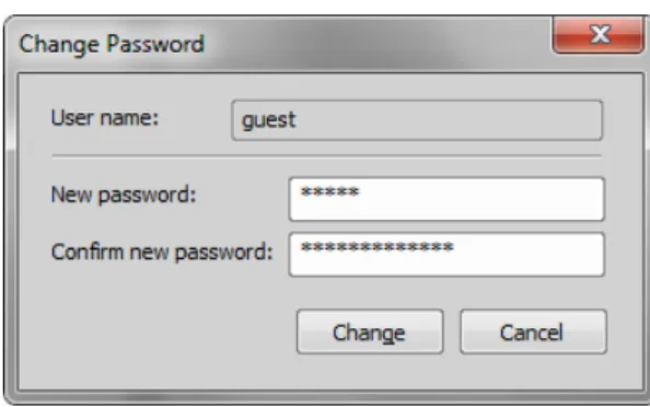 Figure 2.12. Reset of password