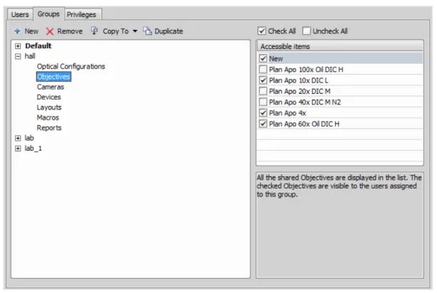 Figure 2.13. Groups tab