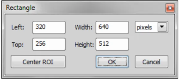 Figure 5.4. Turn Camera ROI ON/OFF