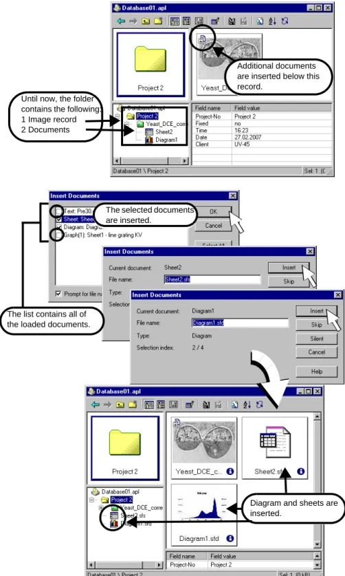 Diagram and sheets are  inserted.