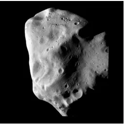 Figure 4.2: 21 Lutetia. TheAngleasteroid measures about 100km across and orbits the sunwith a semi-major axis of ∼2.4 AU