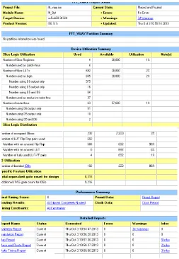 Fig. Synthesis report using virtex5 