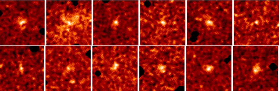 Figure 5. 12 conﬁrmed LSBGs from the co-added, masked, and smoothed images created from SDSS g, r, and i bands