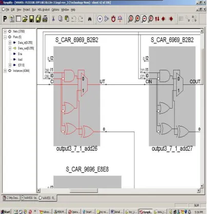 Figure -8: Zoomed Technology View of the Design 