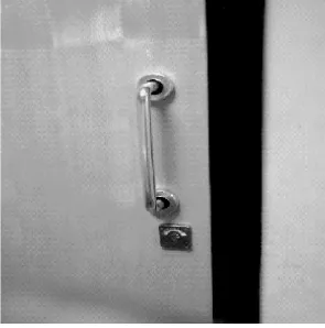 Fig 2: Same door with metal handle on the other side