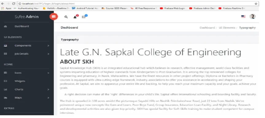 Fig 3: Home Page. 