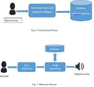 Fig. 5: Blind user Process 
