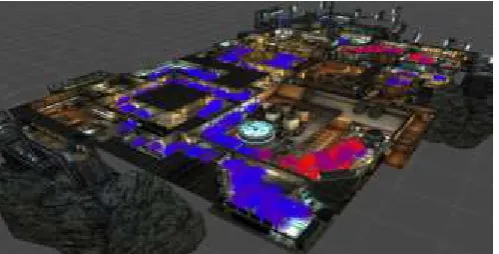 Fig. 1. Example of a 3D heat map (courtesy of Game Analytics) based on death events in the game Angry Bots