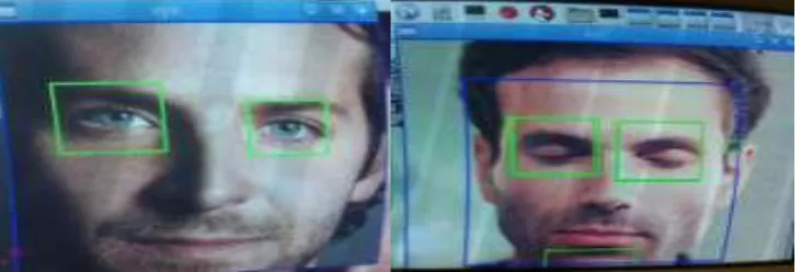 Fig 2: Face Detection for Keyless Authentication for Driver 