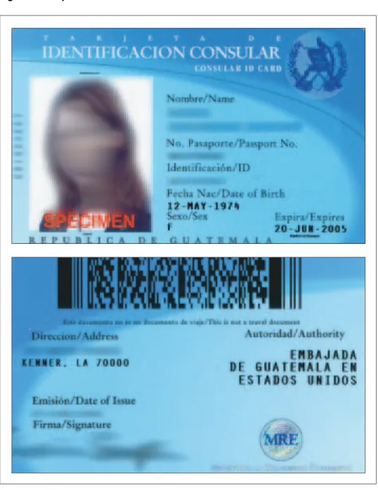 Figure 5: Sample Guatemalan CID Card 