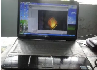 Figure 13. Computer screen with PhotoStress color pattern 