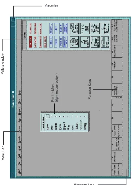 FIGURE 5 QuickSim II Window