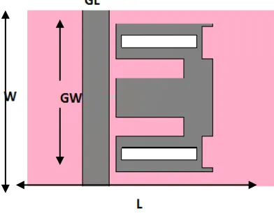 Figure 1. Geometry of the proposed antenna. 