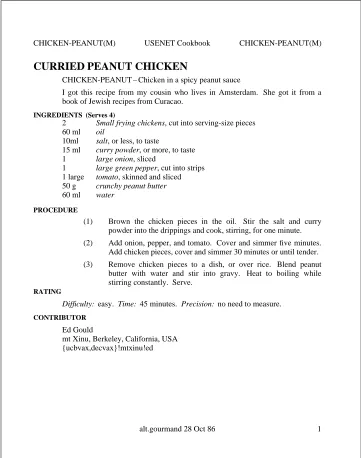 Figure 1. A typeset article from The USENET Cookbook
