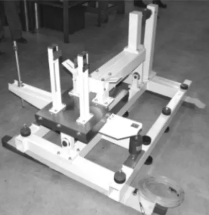 Fig. 26. The engine test bench ready for a practical test