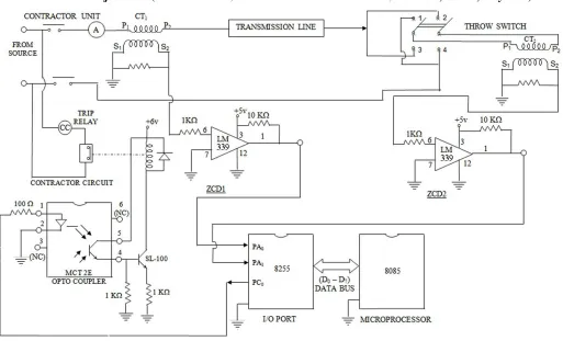Figure 2:  Circuit diagram of system hardware 