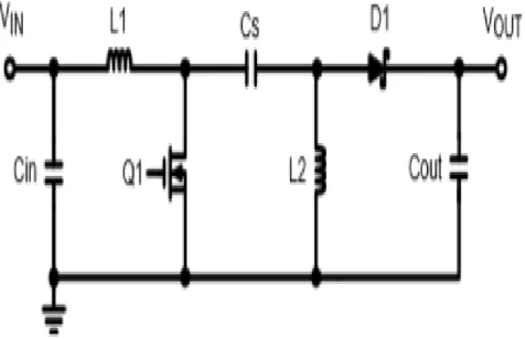 Fig 4: Schematic of SEPIC converter. 