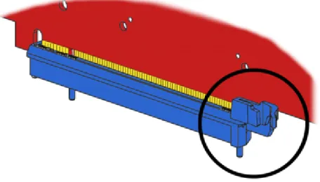 Figure  2–1  Example PCIe Card Slot-locking Mechanism
