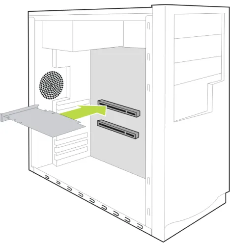 Figure  5–1  AMD FirePro™ Card Installation