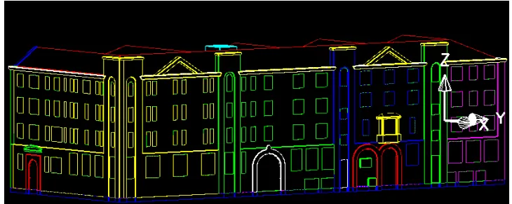 Figure 9, The Jactin House building IFC model in Microstation Triforma 