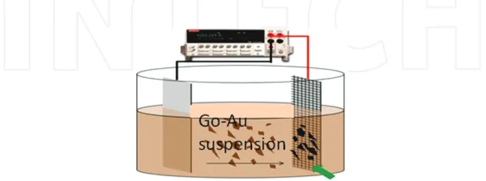 Figure 11. GO films grown by electrophoresis process.