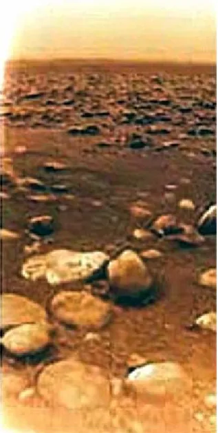 Figure 1.3:  Possible present-day structure of Titan’s interior12. 