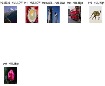 Figure: 5 Example UIL calculation of six images 