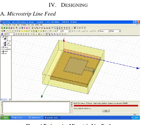 Figure 9 Design using Coaxial Feed 
