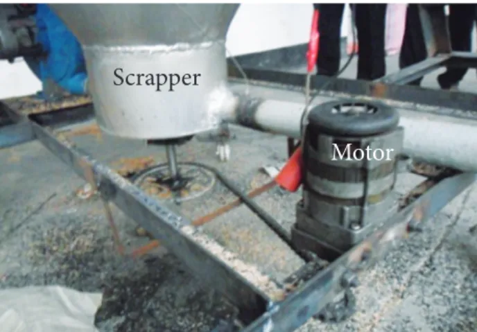 Fig. 4: Scraping system Arrangement
