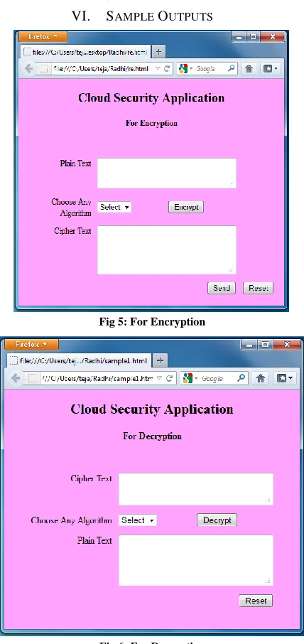 Fig 6: For Decryption  