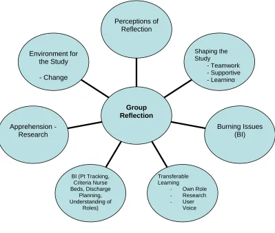 Figure 1. Themes from the group reflection 