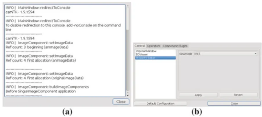 Figure 8 shows a very basic example code where the axial 2D interactive viewer is added to the default CamiTK MainWindow and a test UNC Meta Image (mha) is loaded