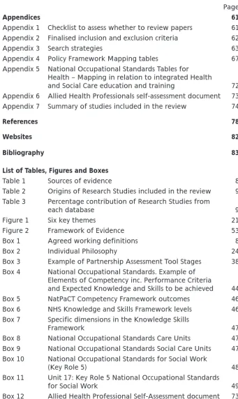 Table 1Sources of evidence