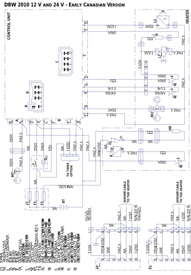 Figure 26: Schematic - DBW 2010 Early Canadian Version
