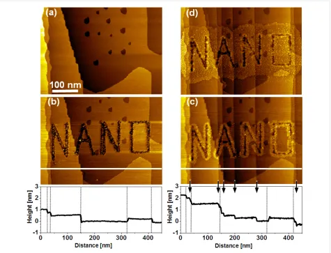 Figure 4: Templated Cu-UPD illustrating tolerance of the process against substrate dislocations