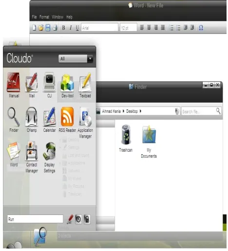 Figure 2. Cloudo on demand OS  