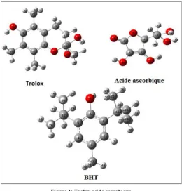 Figure 1: Trolox acide ascorbique 