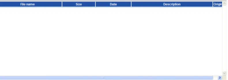 Figure 15 : Self Registration - Upload Document Page  On Figure 15 : Self Registration - Upload Document Page, the document list is empty