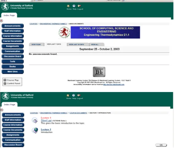 Figure 11: Produced Version of Presentations from MS Producer  