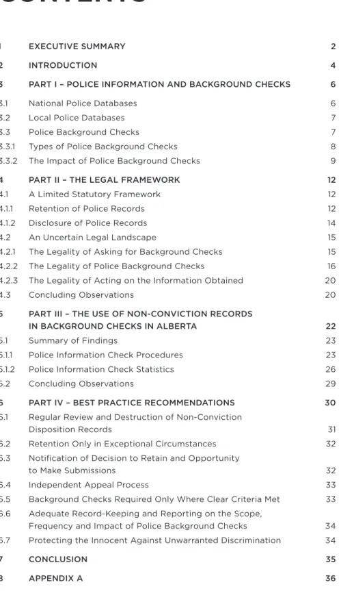 TABLE of  CONTENTS