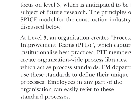 Figure 9: At level 3, knowledge is shared throughout the organisation