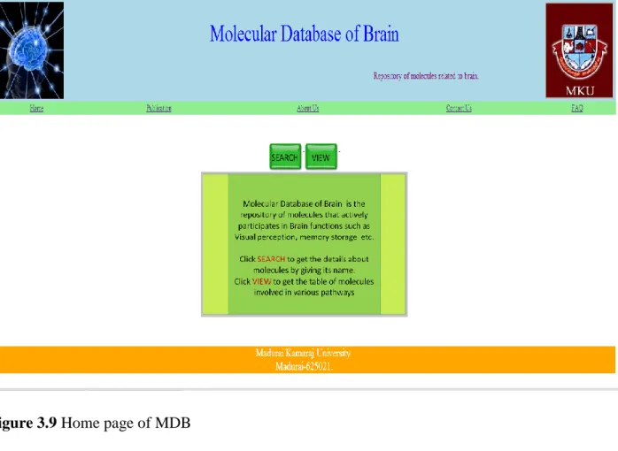 Figure 3.10 View mode of MDB 