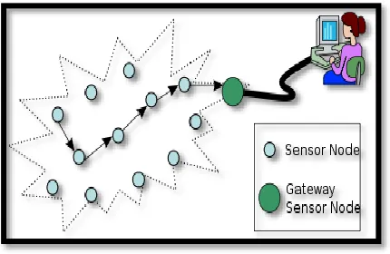 Figure 1 : Architecture of WSN 