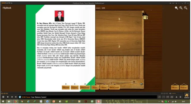 Figure.  Display of the use of electronic media books on mathematical reflective thinking  